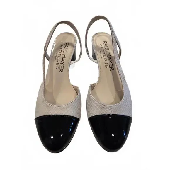 Paul Mayer Attitudes Block Heel Slingback - Size 7.5 NIB (New) - Picture 2 of 6